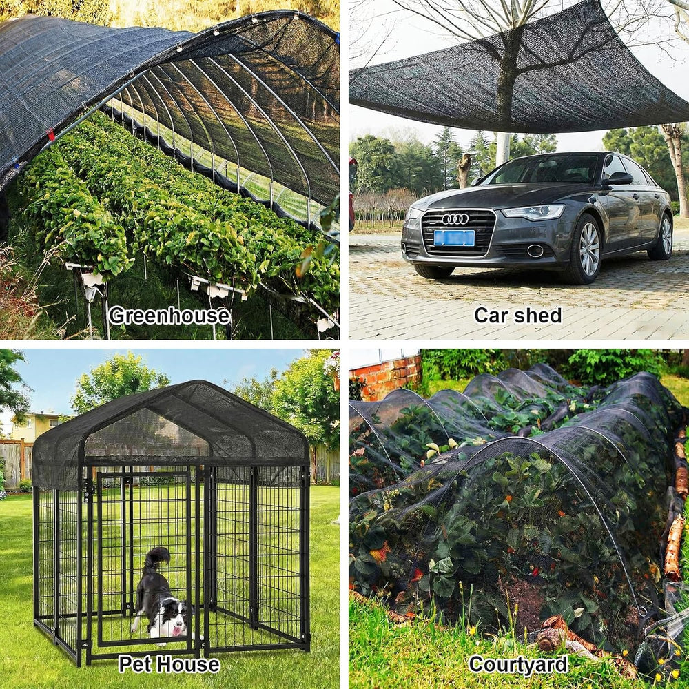 Artpuch 50% Black Garden Shade Cloth Roll for Plants, 8' x 100 FT