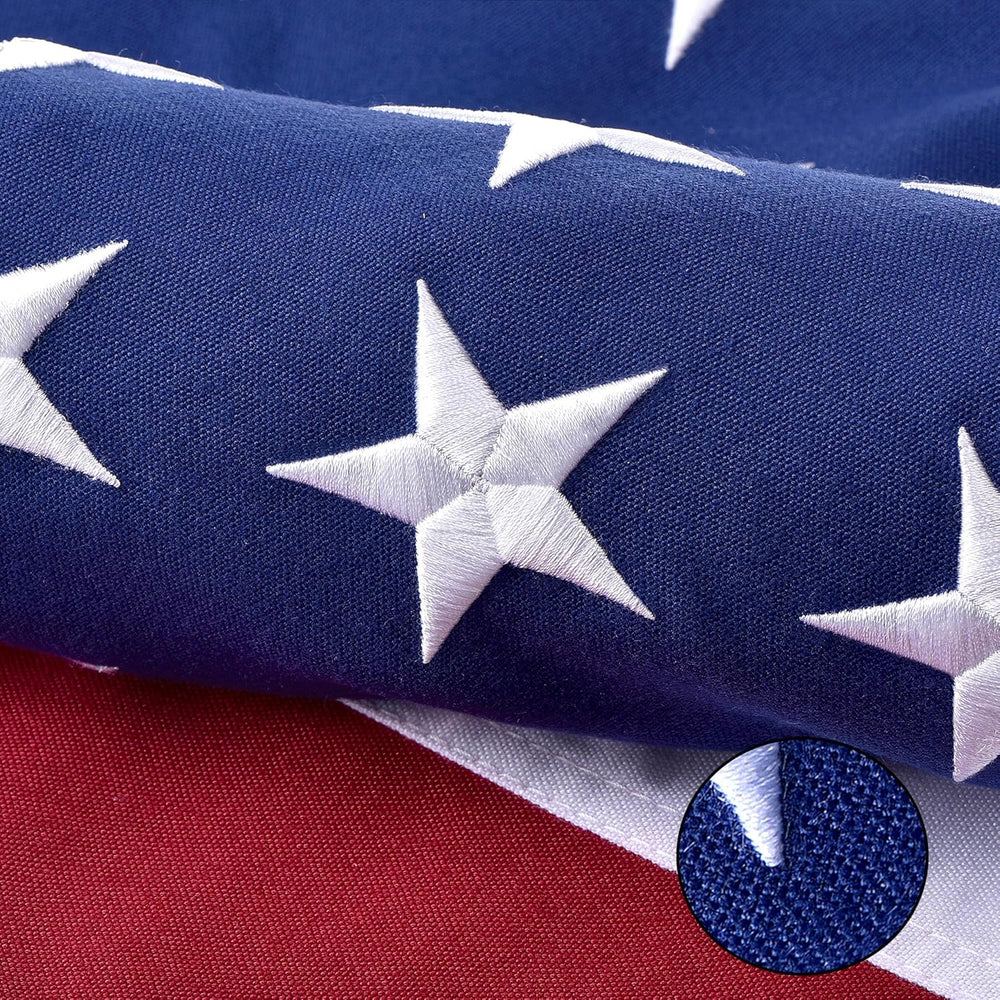 American Flag for Outside 3x5 FT, Deluxe Heavy Duty Spun Polyster, TearProof ...