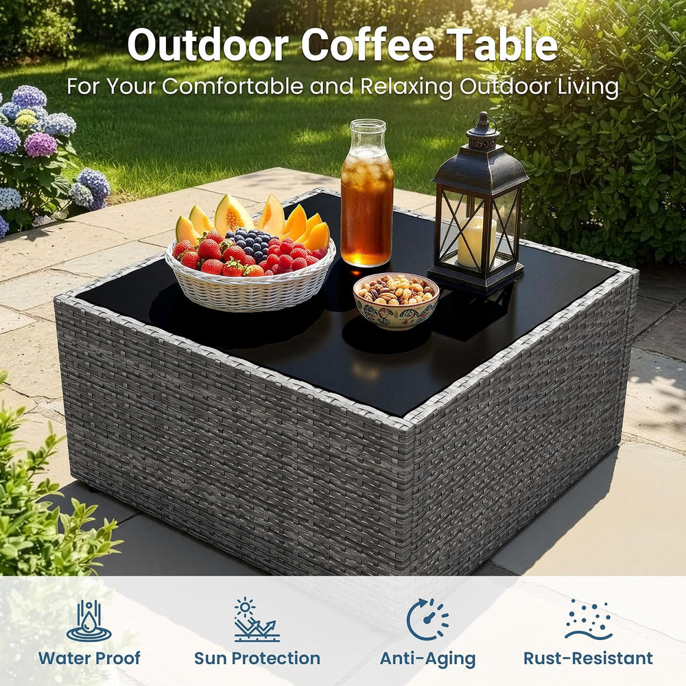 Patio Sectional Furniture Set, Outdoor Sectional Furniture for All-Weather