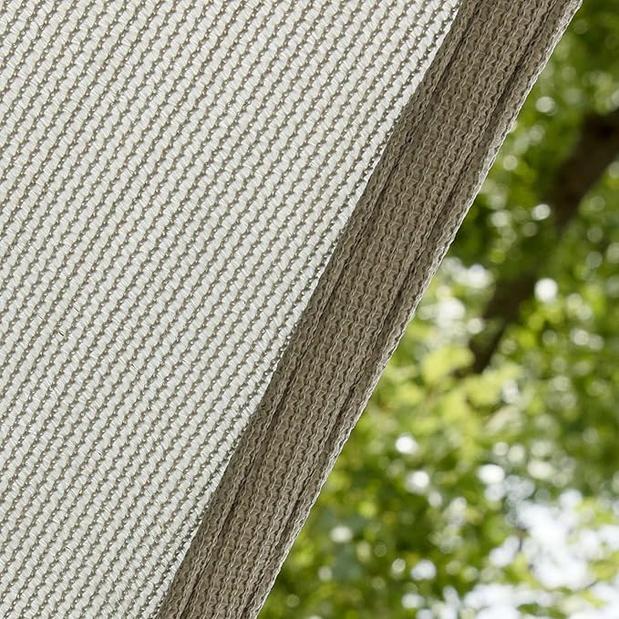 Amgo Custom Size 12' x 18' x 21.6' Gray Right Triangle Sun Shade ...