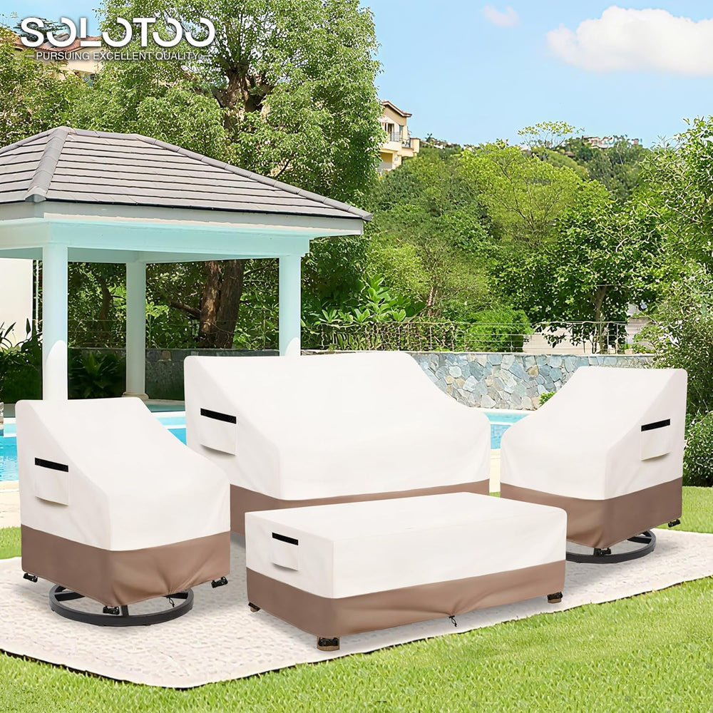 Patio Furniture Covers Waterproof 4 Piece, Large
