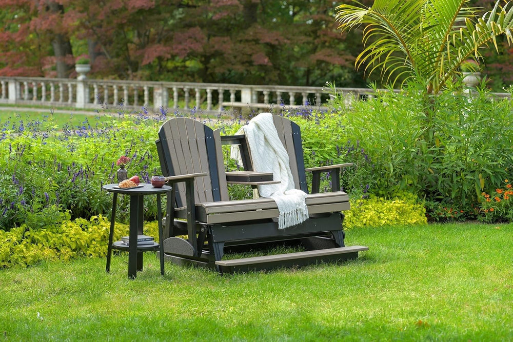 LuxCraft Adirondack Balcony Glider - 5' with Drop Down Console (Brazilian...