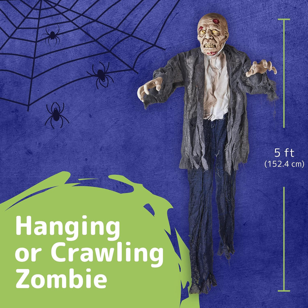PREXTEX Halloween Hanging Zombie and Groundbreaker Decoration for the Best Ha...