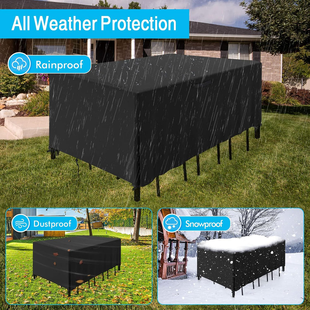 Kingling Patio Furniture Covers, Outdoor Furniture Covers Waterproof Outdoor ...