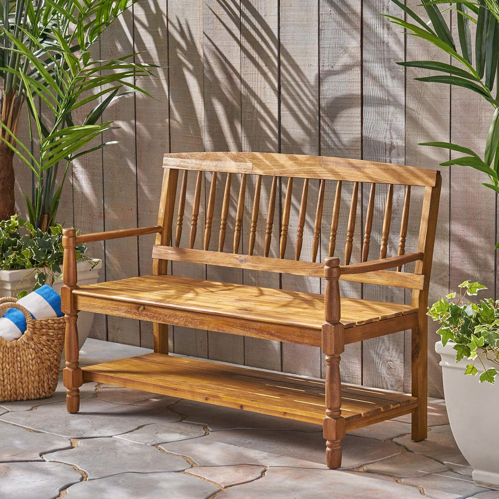 Great Deal Furniture Christopher Knight Home Cody Outdoor Acacia Wood Bench w...