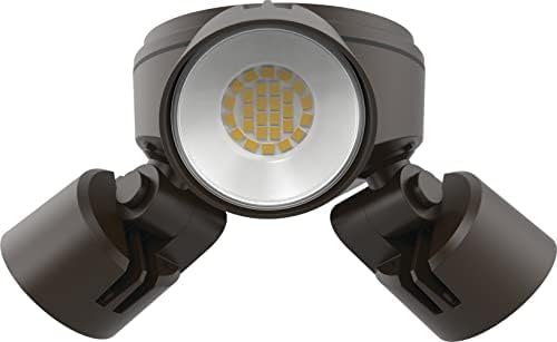 Lithonia Lighting HomeGuard 3-Light LED Outdoor Flood Lights, Outdoor LED Lig...