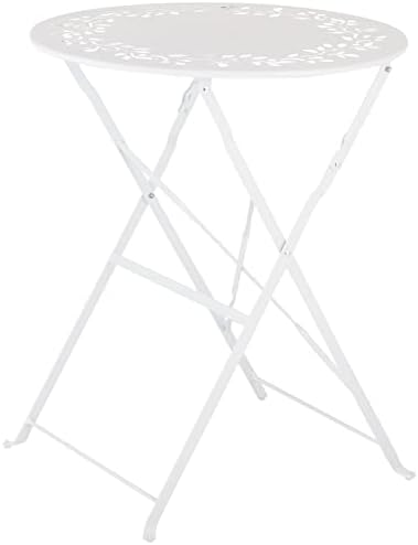 Alpine Corporation Indoor/Outdoor 3-Piece Bistro Set Folding Table and Chairs...