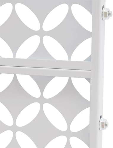 Outdoor Privacy Screen, 3 ft W x 6 ft H Metal Decoative Privacy Screen Panel ...
