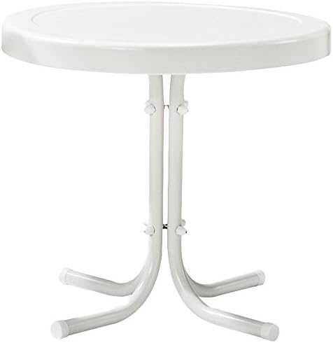 Crosley Furniture Griffith Retro Metal 3-Piece Chair & Side Table Set