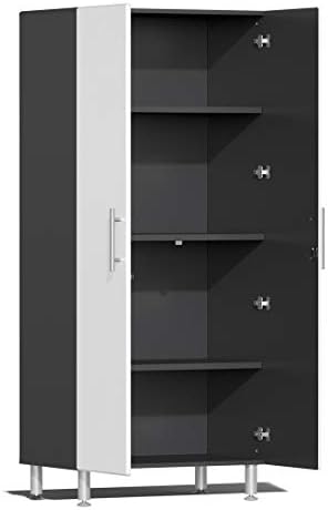 Ulti-MATE UG22050W 5-Piece Garage Cabinet Kit in Starfire White Metallic