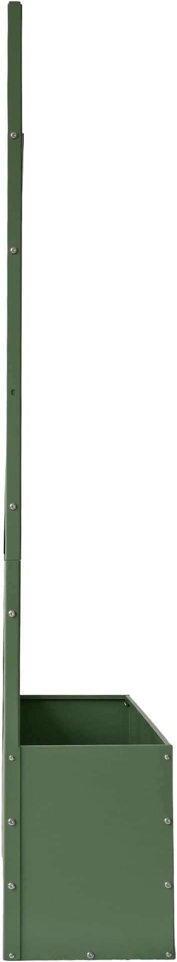 Oakland Living 6 ft. X 4 ft. Green Freestanding Metal Privacy Screen Room Div...