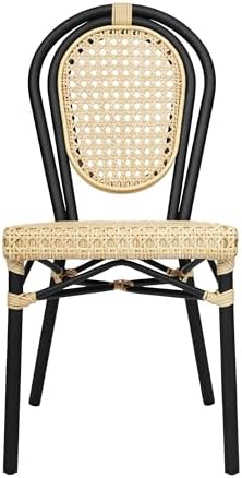 Flash Furniture Aluminum Indoor/Outdoor Stackable Chair, Natural, 2-Pack