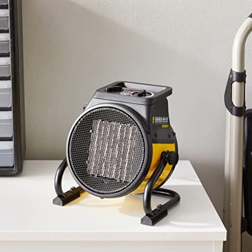 Dura Heat EUH1465 Electric Forced Air Heater with Pivoting Base 5,120 BTU, Ye...