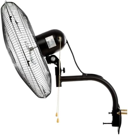 VEVOR 20 Inch Wall Mount Fan, Oscillating, 3-Speed, 4000 CFM, 2 Pack