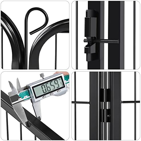 Yaheetech 24in x 43ft Rustproof Foldable Metal Decorative Garden Fence