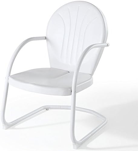 Crosley Furniture Griffith Retro Metal 3-Piece Chair & Side Table Set