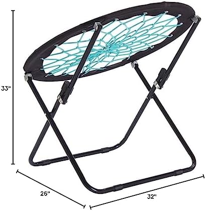 CampLand Bunjo Bungee Dish Chair-Versatile Folding Chair with Fun Bouncy Desi...