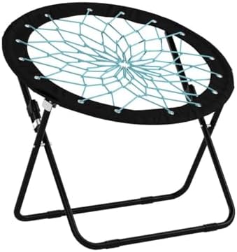 CampLand Bunjo Bungee Dish Chair-Versatile Folding Chair with Fun Bouncy Desi...