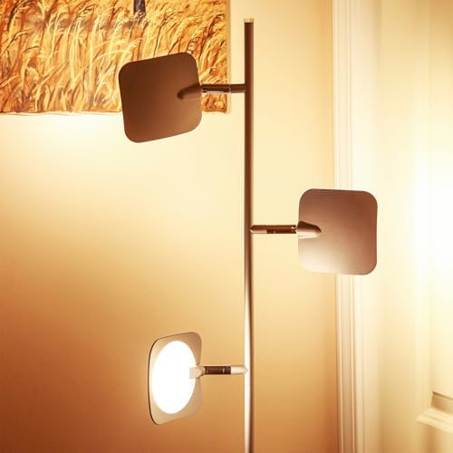 Brightech Tree Floor Lamp for Living Rooms & Offices, Dimmable Standing L...