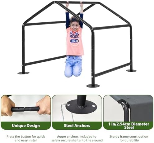 Large Dog Shade for Outside - Outdoor Dog Canopy Pet House Dog Tent Shelter