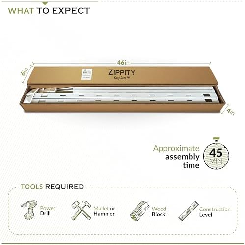 Zippity Washington Picket Fence Panels, White Vinyl DIY No Dig Kit