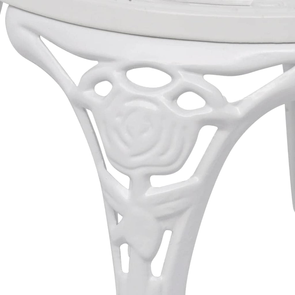 vidaXL Patio Bistro Table and Chair 3 Piece, Garden Table and Chair for Backy...