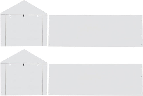 10 * 20 ft carport replacement sidewall kit shown in use