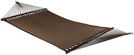 Sunnydaze 75" x 55" Bed, Heavy-Duty Double Rope Hammock for Outside...