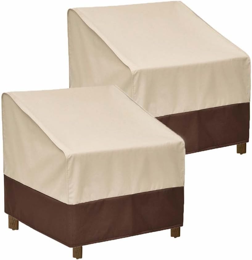 loriano Patio Chair Covers Waterproof Outdoor Chair Covers 600D Heavy Duty Fi...