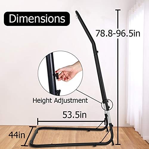 FDW Adjustable Hammock Chair Stand Hammock Stand Only Hanging Chair Stand Swi...