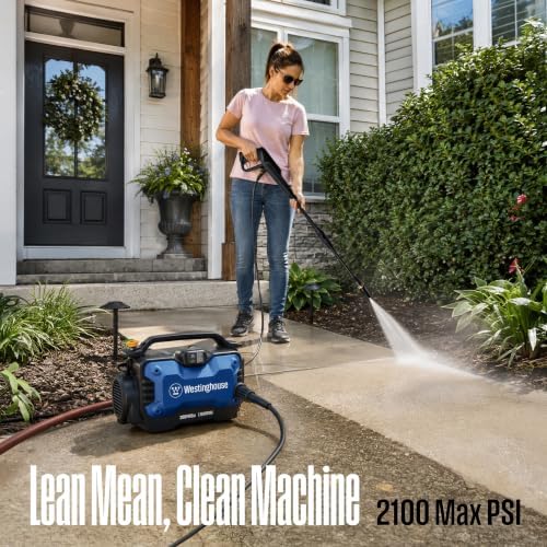 Westinghouse ePX3100s Electric Pressure Washer, 2100 Max PSI 1.76 Max GPM wit...