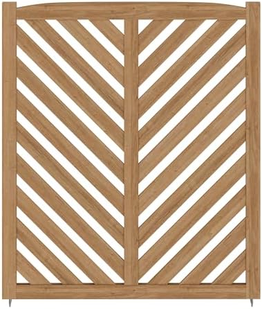 BELLEZE Privacy Fence Panels for Outside, Wooden Air Conditioner Fence Pool E...