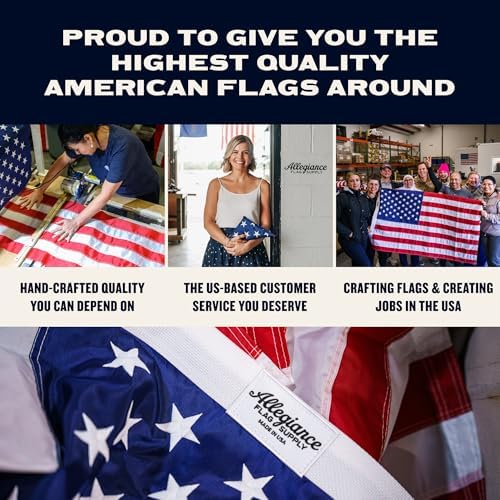 Allegiance American Flags For Outside 3x5 Ft, Made in USA