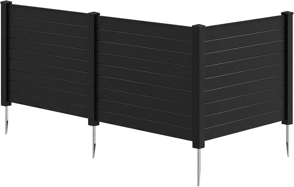 GIANTEX No-Dig Air Conditioner Fence, 3 Panels, 48''W x 36''H...
