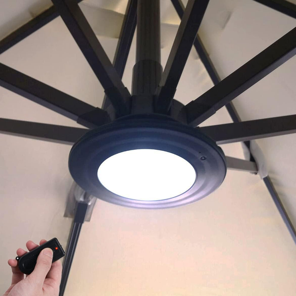 Umbrella Lights with Remote, Rechargeable Patio Cantilever Umbrella Lights wi...