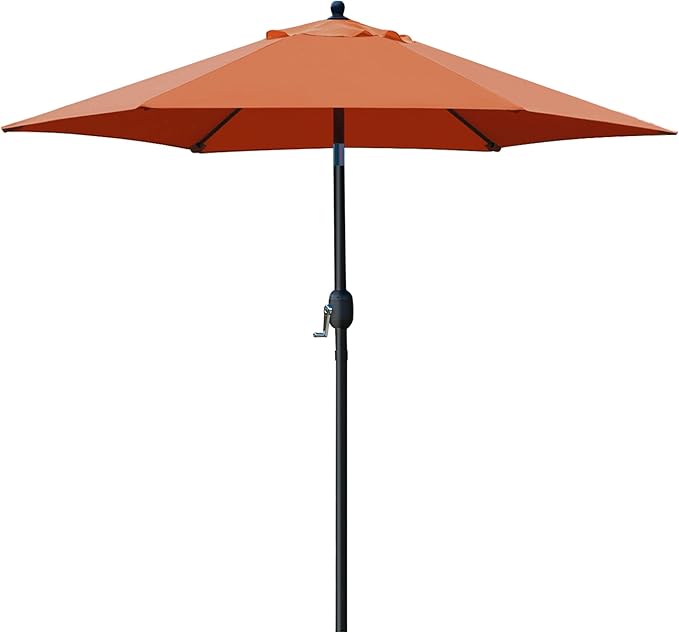 Sunnyglade 7.5' Patio Umbrella Outdoor Table Market Umbrella with Push Bu...