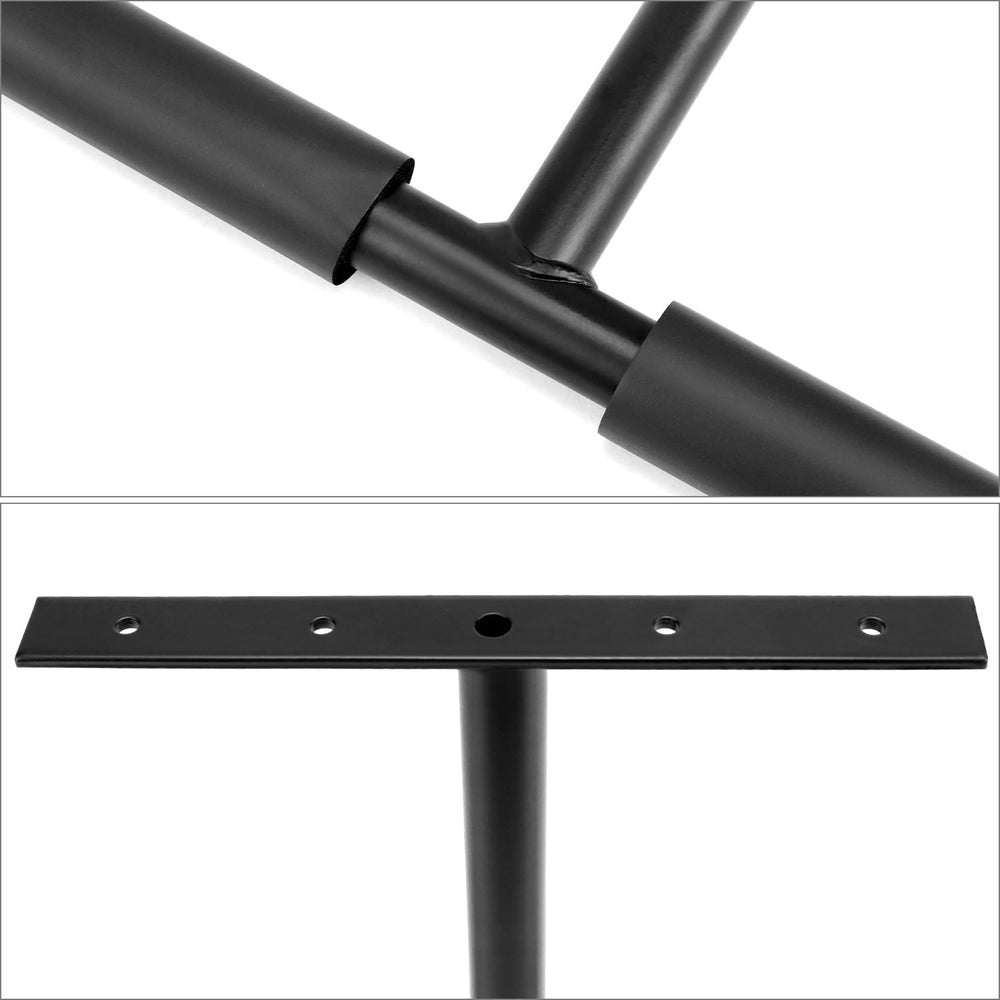 QWORK Overhead Ceiling Hooks Rack – Heavy Steel Storage Hangers for Garage, W...
