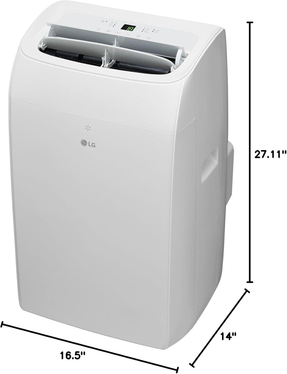 LG 8,350 BTU (DOE) / 12,000 BTU (ASHRAE) Smart Portable Air Conditioner, Cool...