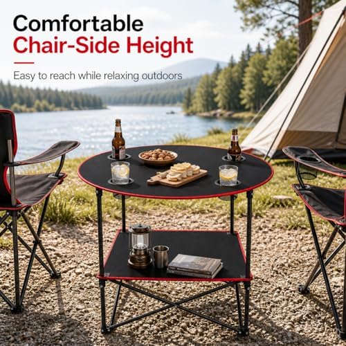 Portable Camping Table Folding Picnic Tables Lightweight Folding Table Waterp...