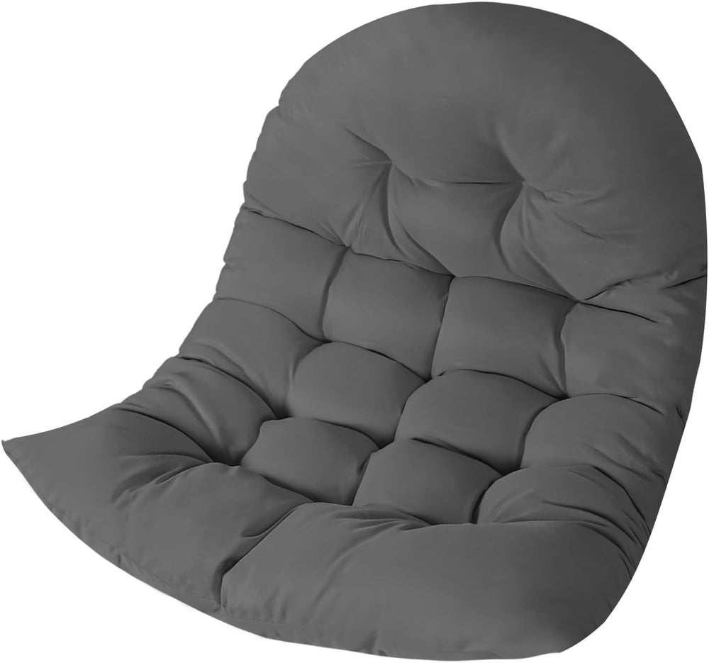 Thicken Egg Chair Cushion Replacement, Outdoor Hammock Swing Cushions with Ti...