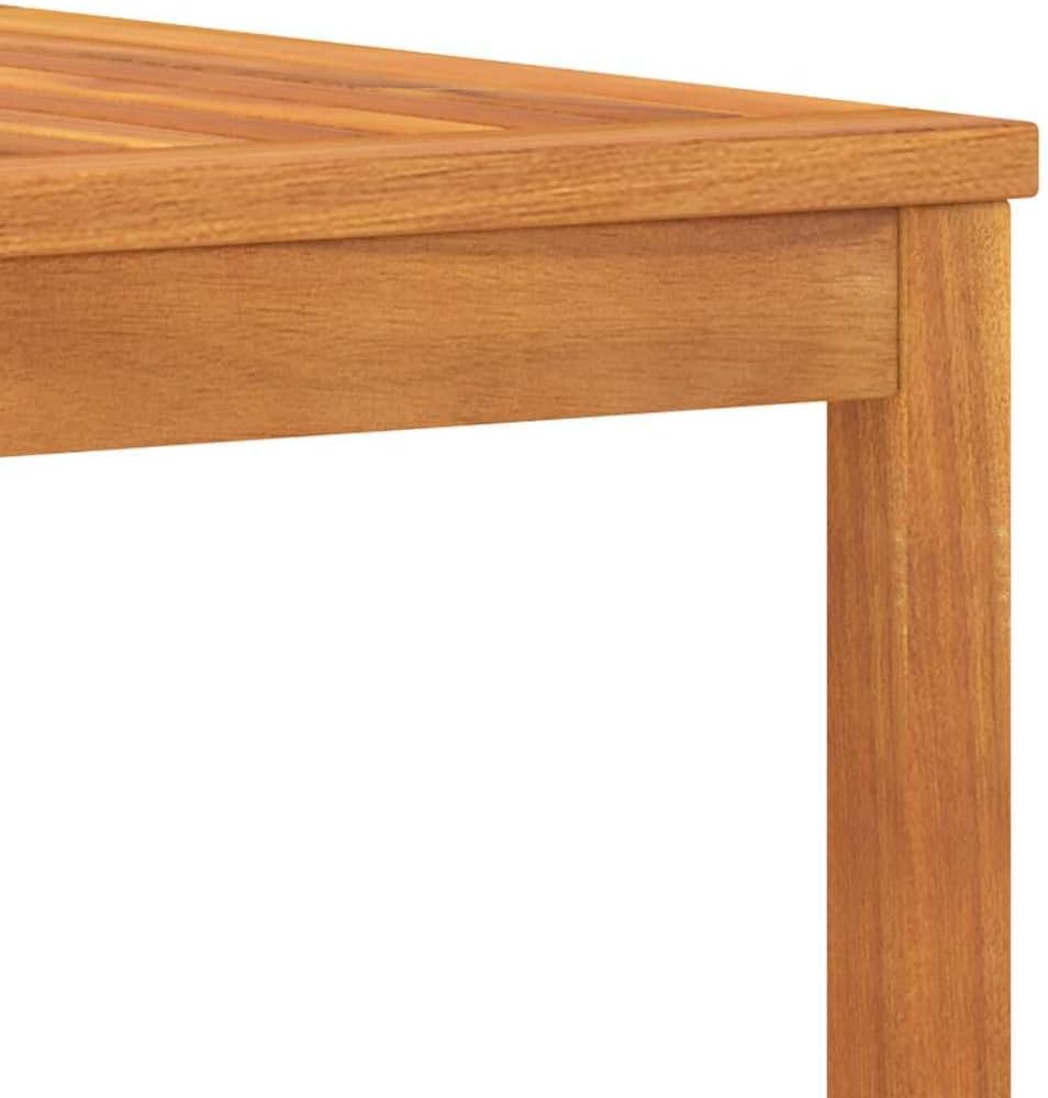 vidaXL Coffee Table 39.4"x19.7"x13" Solid Acacia Wood