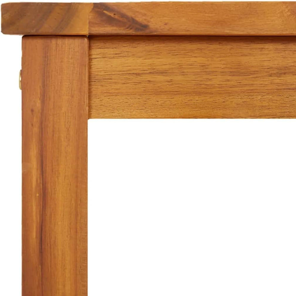 vidaXL Patio Bench 31.5"x13.8"x17.7" Solid Wood Acacia