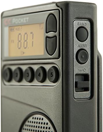 C. Crane CC Pocket AM FM and NOAA Weather Radio with Clock and Sleep Timer