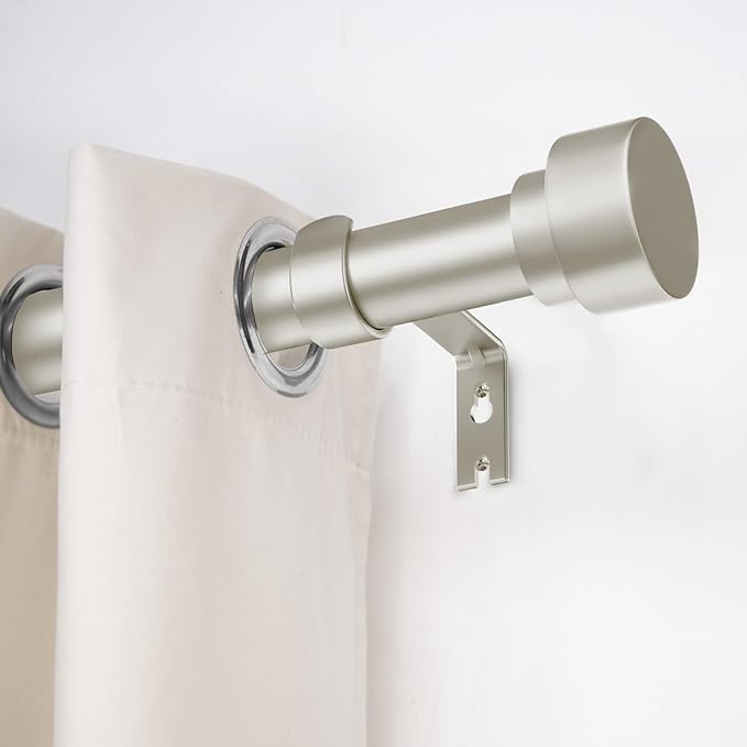 Curtain Rods for Windows 32 to 170, 1 Inch Adjustable Heavy Duty Long Window ...
