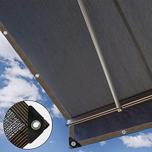 winemana 14 x 20 FT Black Shade Cloth, Durable Mesh Tarp Garden Sun Shade