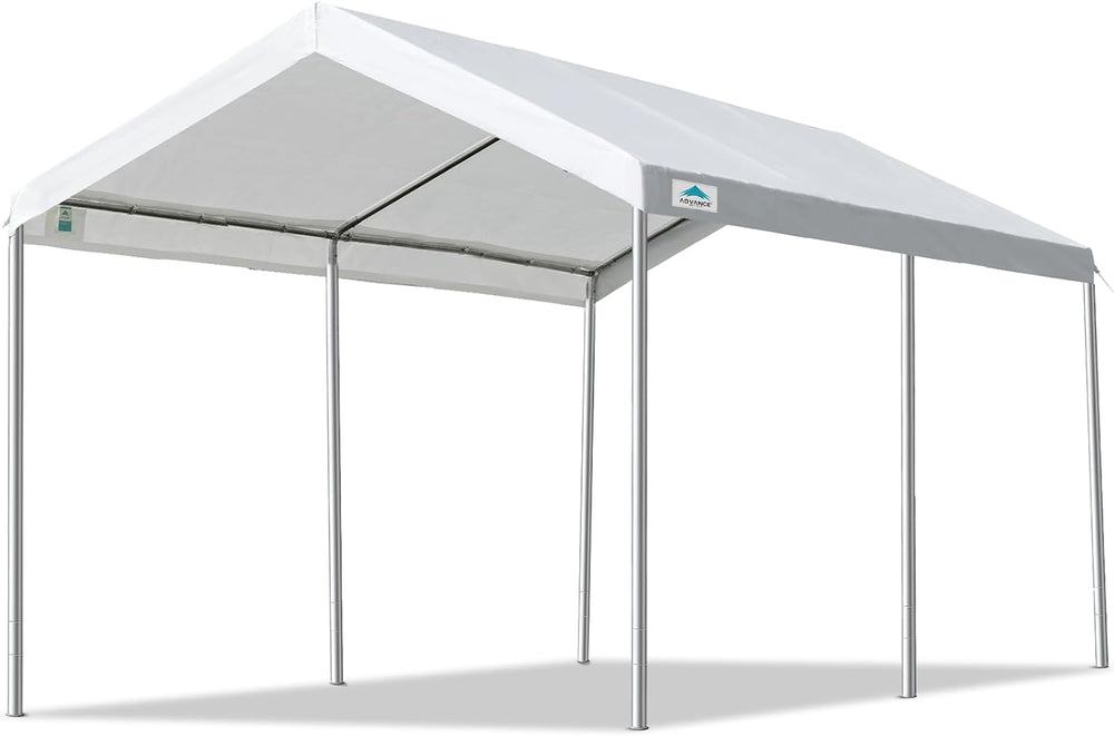 ADVANCE OUTDOOR Adjustable 10x15 ft Heavy Duty Carport Car Canopy Garage Boat...