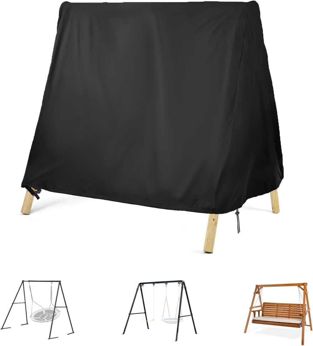 Kasla Outdoor Swing Cover for A Frame Patio Swing, 98"L×78"W×78"H