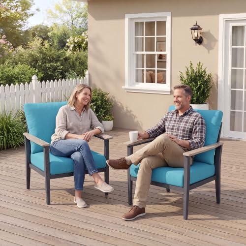 Aluminum Outdoor Patio Furniture Set Sectional Sofa with Oversized seat