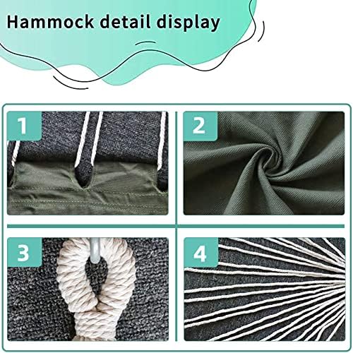 Hammock Chair with Stand,Hammock Chair Stand with Hanging Swing Chair Include...