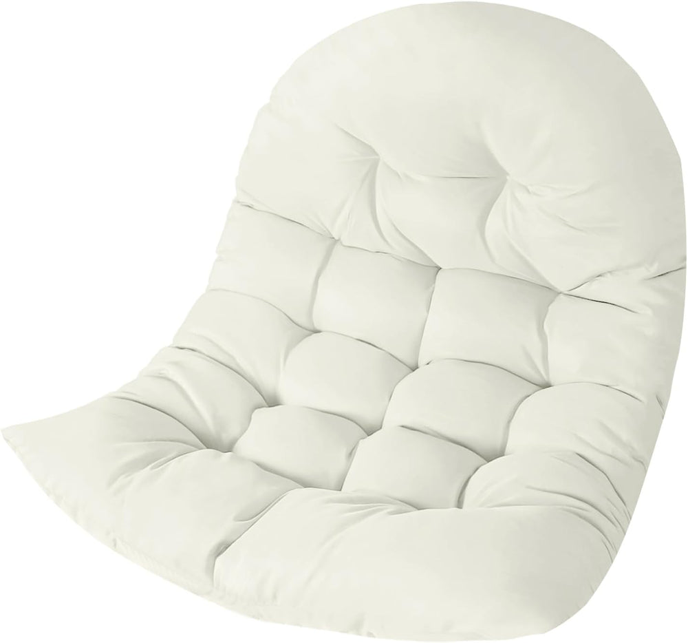 Thicken Egg Chair Cushion Replacement, Outdoor Hammock Swing Cushions with Ti...